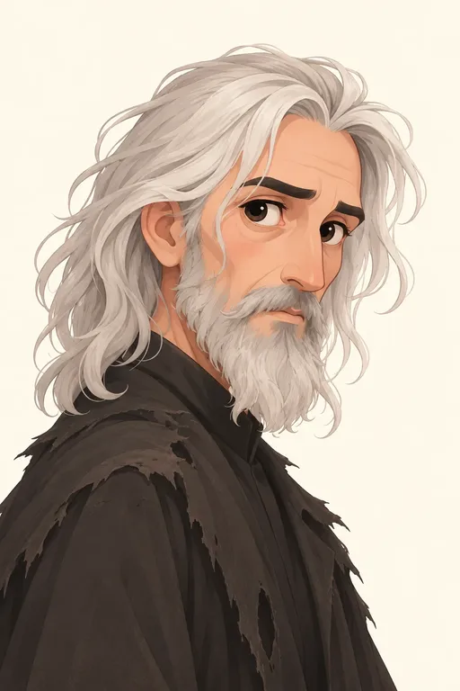 Abbé Faria: character portrait from The Count of Monte Cristo (Dumas, Alexandre; Maquet, Auguste)