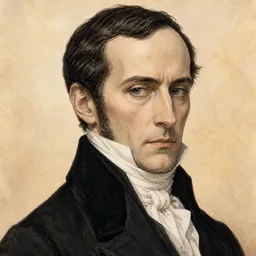 Portrait of Gérard de Villefort from The Count of Monte Cristo