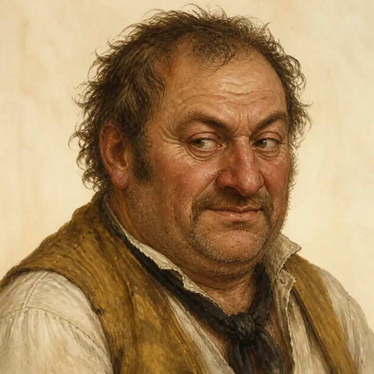 Gaspard Caderousse: character portrait from The Count of Monte Cristo (Dumas, Alexandre; Maquet, Auguste)