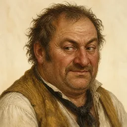 Portrait of Gaspard Caderousse from The Count of Monte Cristo