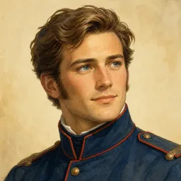 Portrait of Maximilian Morrel from The Count of Monte Cristo