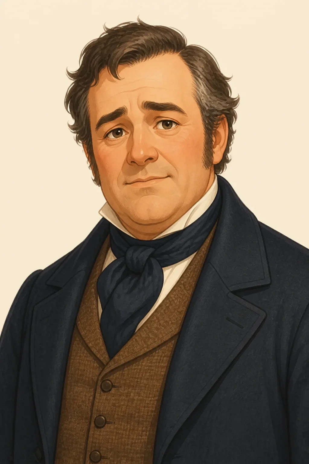Pierre Morrel: character portrait from The Count of Monte Cristo (Dumas, Alexandre; Maquet, Auguste)