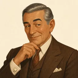 Portrait of Meyer Wolfsheim from The Great Gatsby