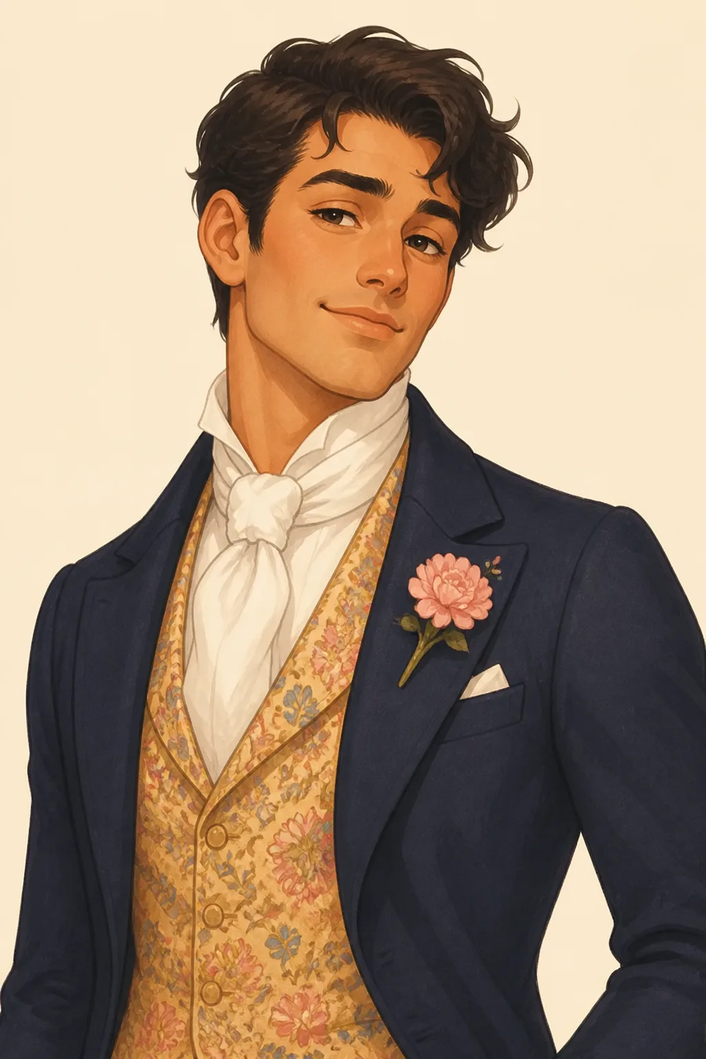 Algernon Moncrieff: character portrait from The Importance of Being Earnest: A Trivial Comedy for Serious People (Wilde, Oscar)