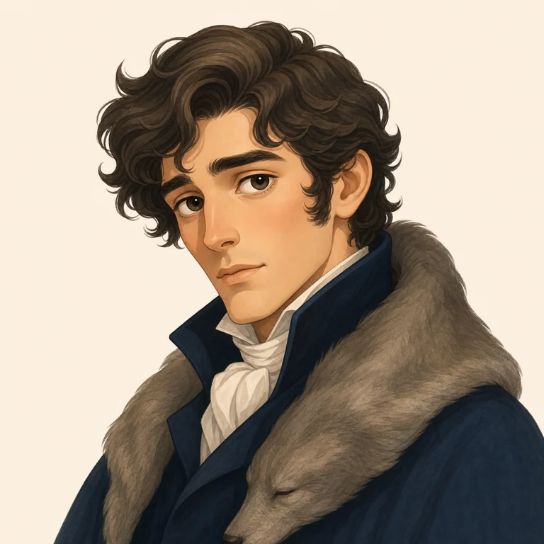 Mr. Snodgrass: character portrait from The Pickwick Papers (Dickens, Charles)
