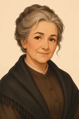 Portrait of Widow Kelligan from The Snake's Pass