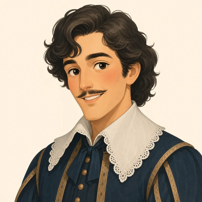 Aramis: character portrait from The three musketeers (Dumas, Alexandre; Maquet, Auguste)