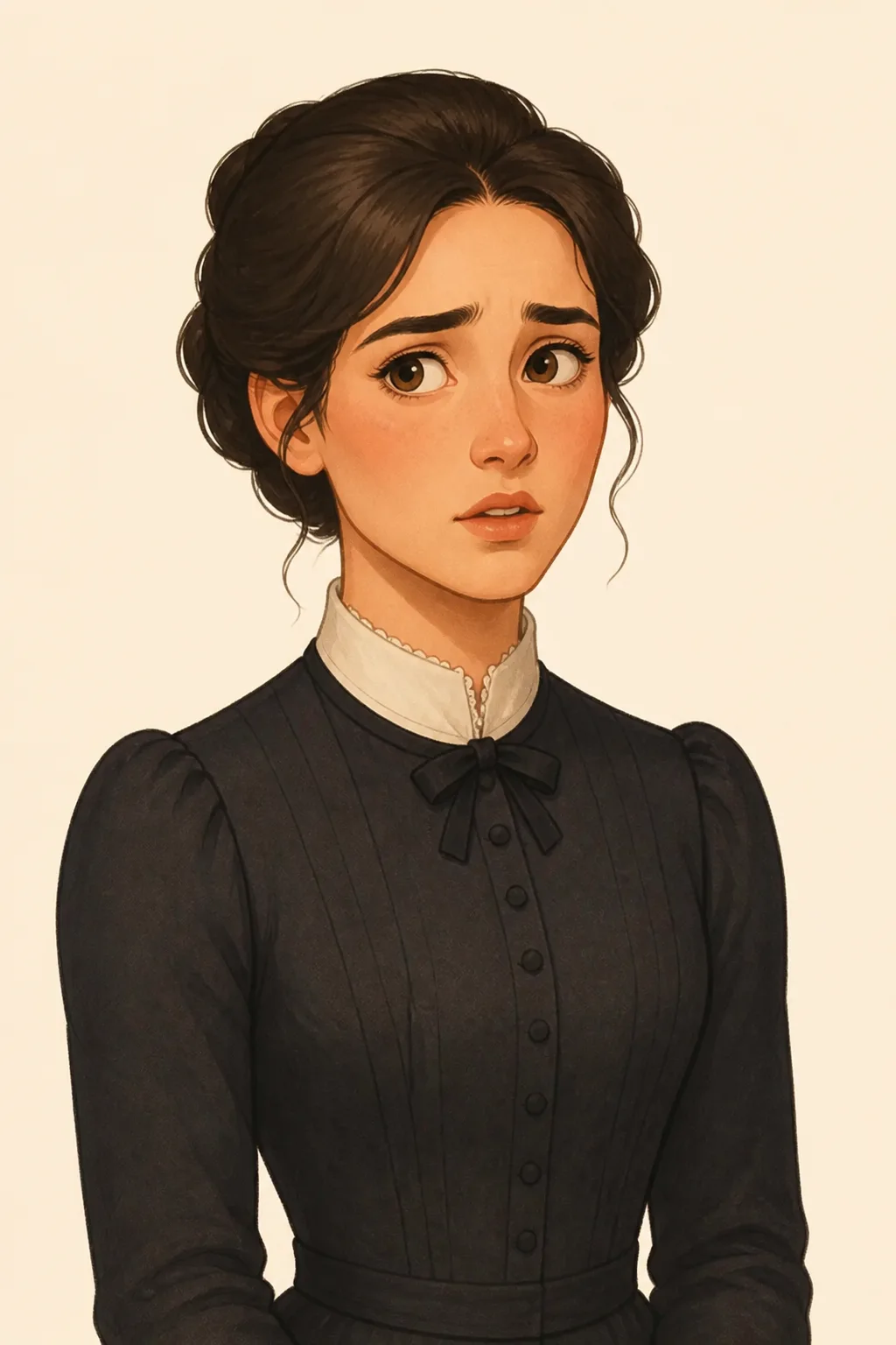 The Governess: character portrait from The Two Magics: The Turn of the Screw, Covering End (James, Henry)
