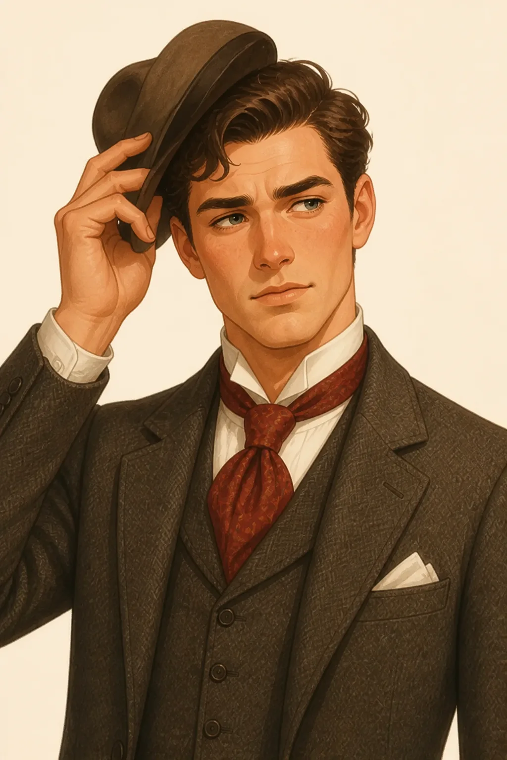 Captain Yule: character portrait from The Two Magics: The Turn of the Screw, Covering End (James, Henry)
