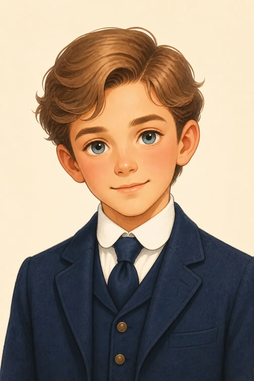 Miles: character portrait from The Two Magics: The Turn of the Screw, Covering End (James, Henry)