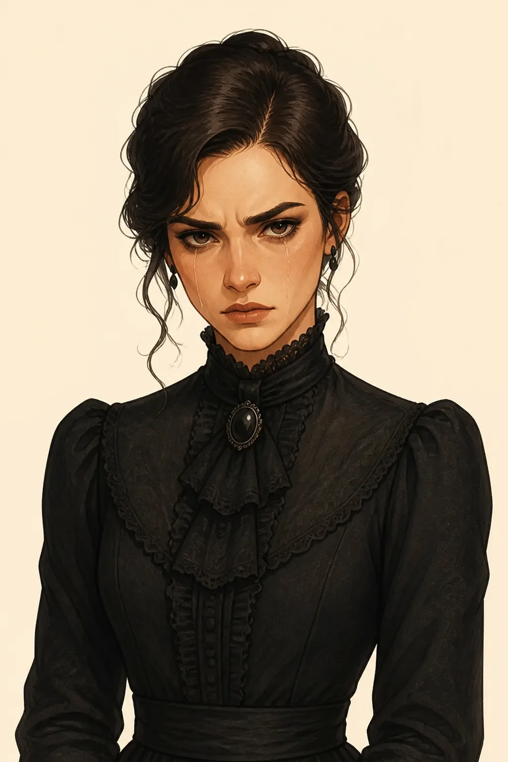 Miss Jessel: character portrait from The Two Magics: The Turn of the Screw, Covering End (James, Henry)