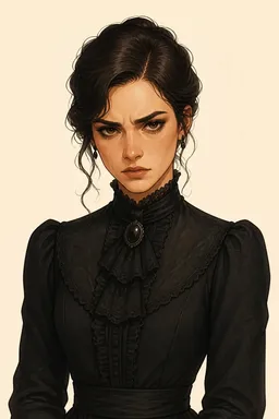 Portrait of Miss Jessel from The Two Magics: The Turn of the Screw, Covering End