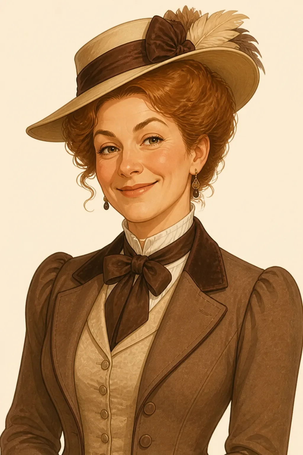 Mrs. Gracedew: character portrait from The Two Magics: The Turn of the Screw, Covering End (James, Henry)