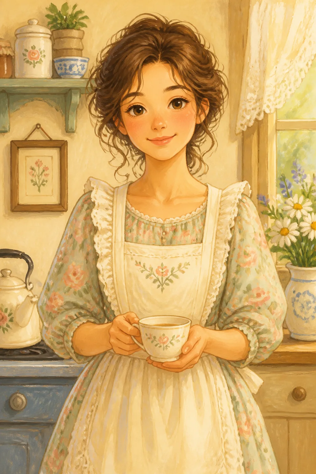 Annemarie Wells: character portrait from The war of the worlds (Wells, H. G. (Herbert George))