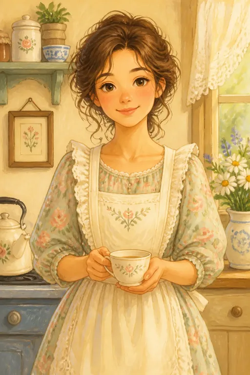 Annemarie Wells: character portrait from The war of the worlds (H. G. Wells)