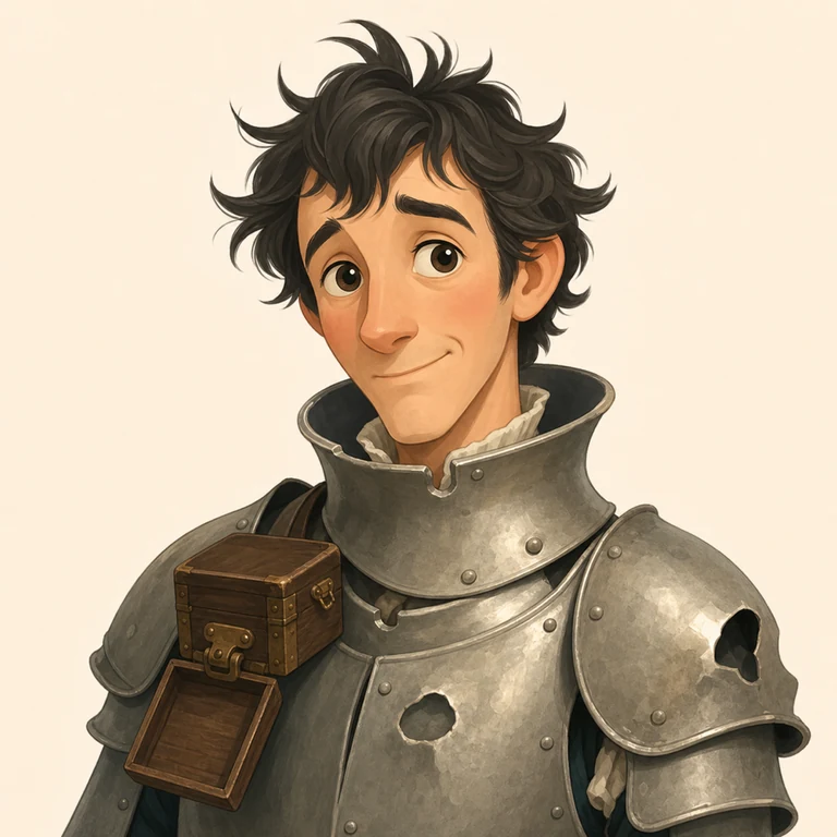 White Knight: character portrait from Through the Looking-Glass (Carroll, Lewis)
