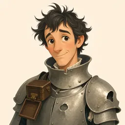 Portrait of White Knight from Through the Looking-Glass