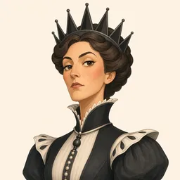 Portrait of Red Queen