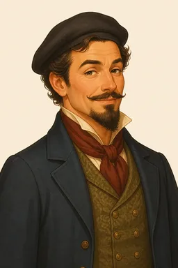 Portrait of Planchet from Twenty years after