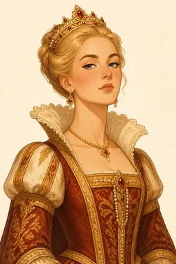 Portrait of Anne of Austria from Twenty years after