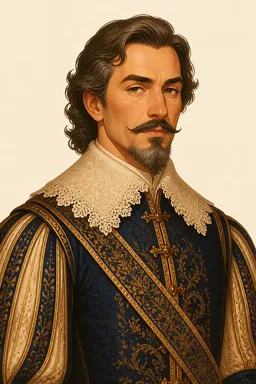 Portrait of Lord de Winter from Twenty years after