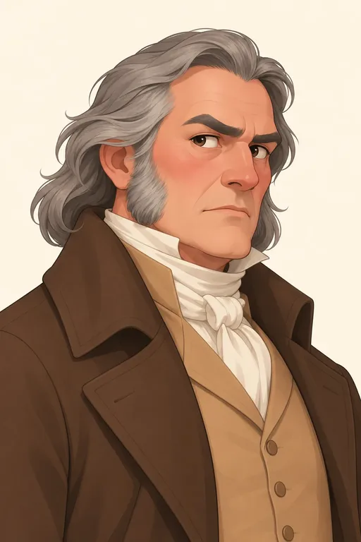 Mr. Earnshaw: character portrait from Wuthering Heights (Emily Brontë)