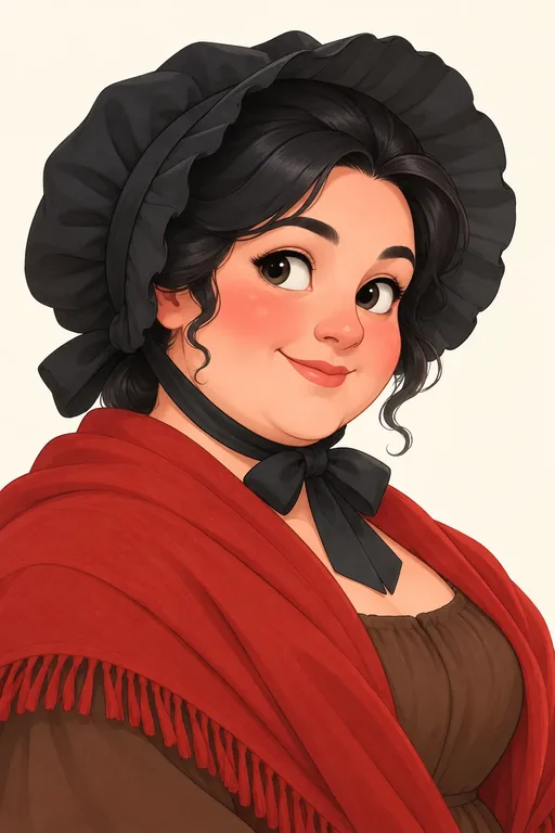 Zillah: character portrait from Wuthering Heights (Emily Brontë)