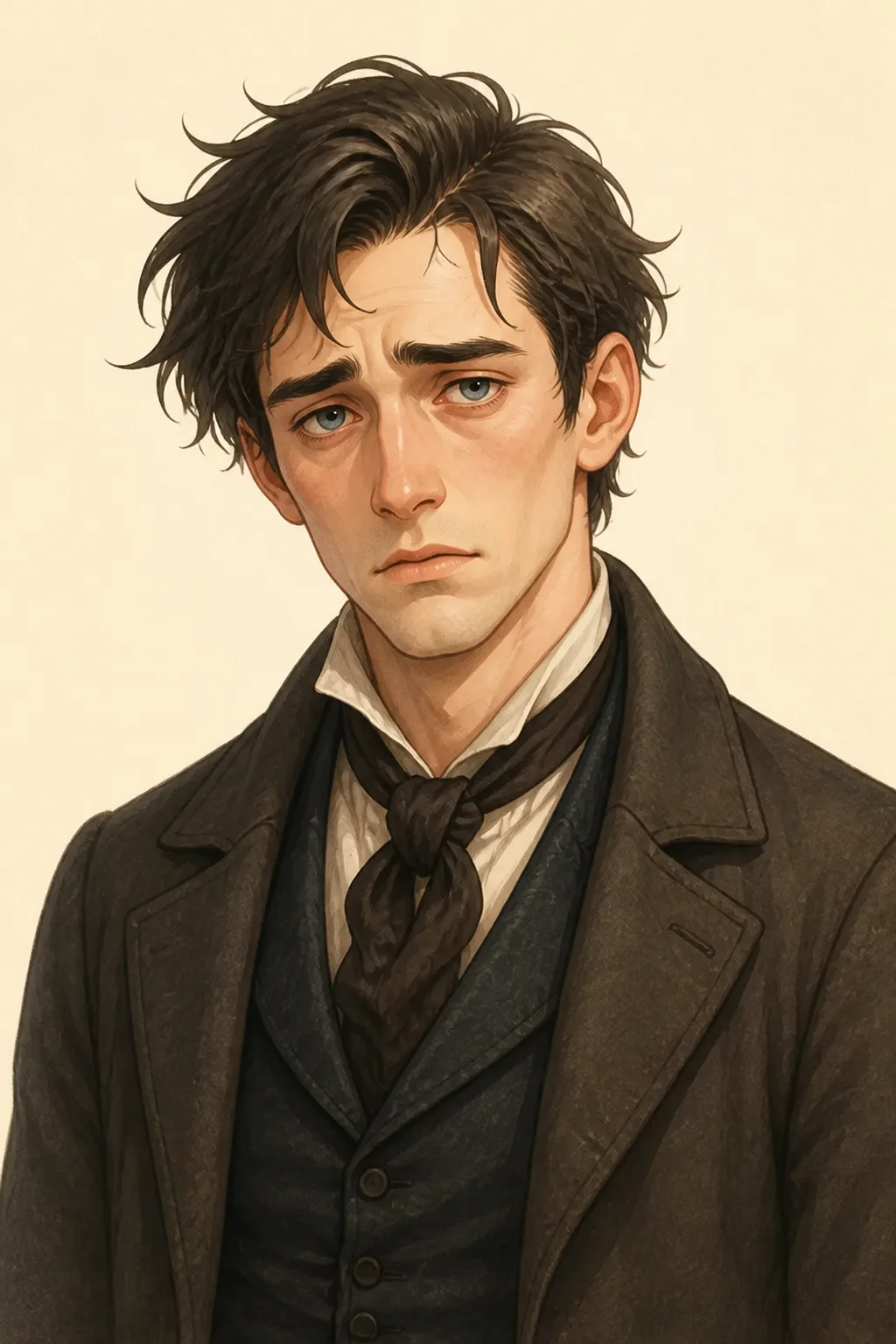 Hindley Earnshaw: character portrait from Wuthering Heights (Brontë, Emily)