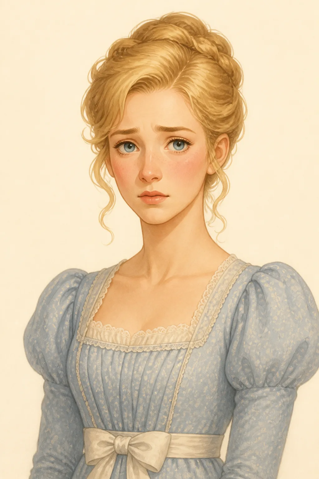 Isabella Linton: character portrait from Wuthering Heights (Brontë, Emily)