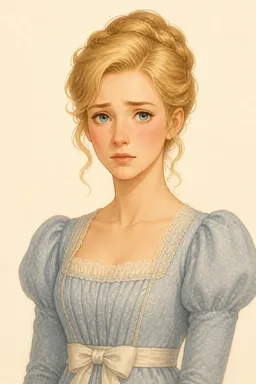 Portrait of Isabella Linton from Wuthering Heights