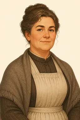 Portrait of Ellen Dean from Wuthering Heights