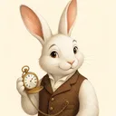 Portrait of White Rabbit