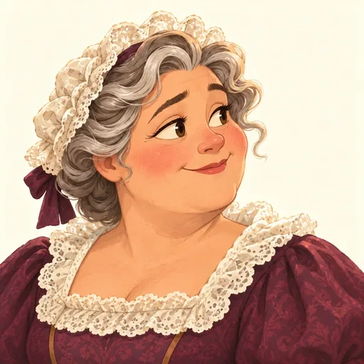 Duchess: character portrait from Alice's Adventures in Wonderland (Lewis Carroll)