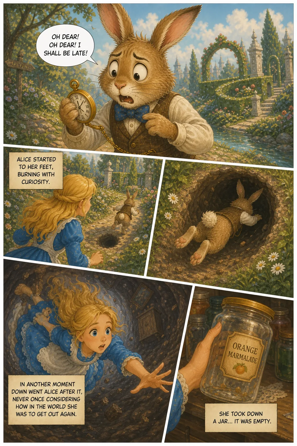 Alice's Adventures in Wonderland, illustrated page 2: [object Object]