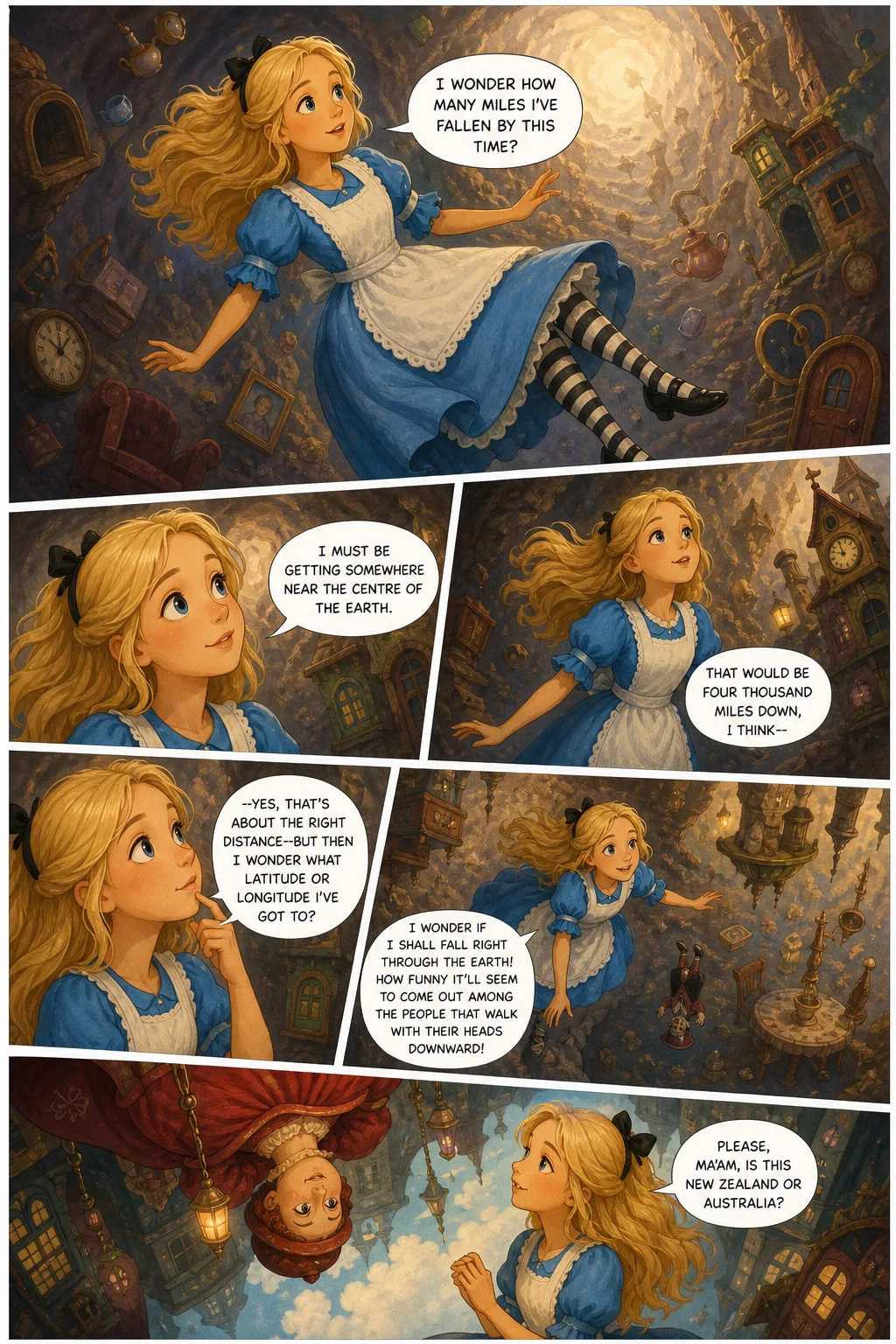 Alice's Adventures in Wonderland, illustrated page 4: [object Object]