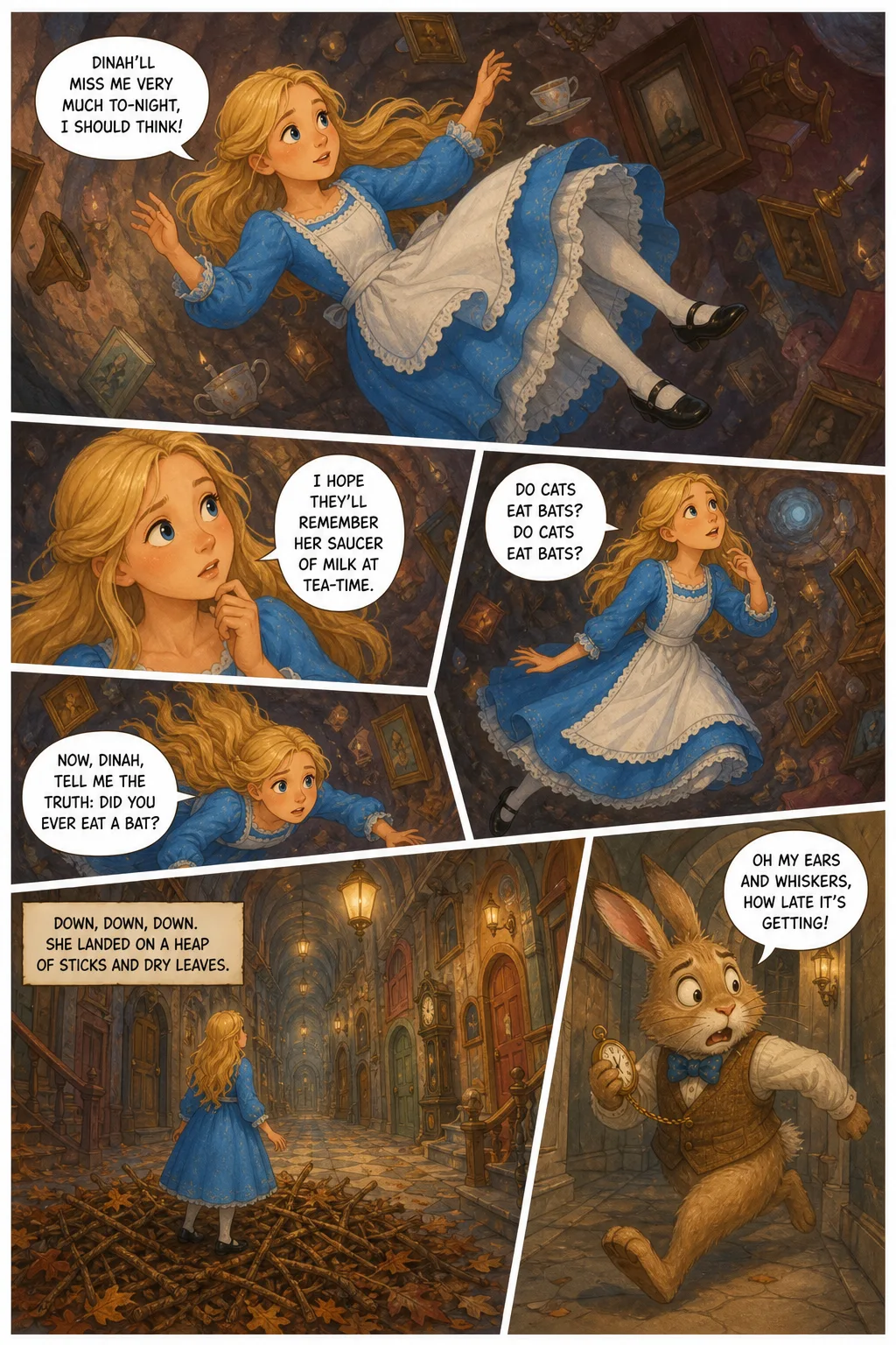 Alice's Adventures in Wonderland, illustrated page 5: [object Object]