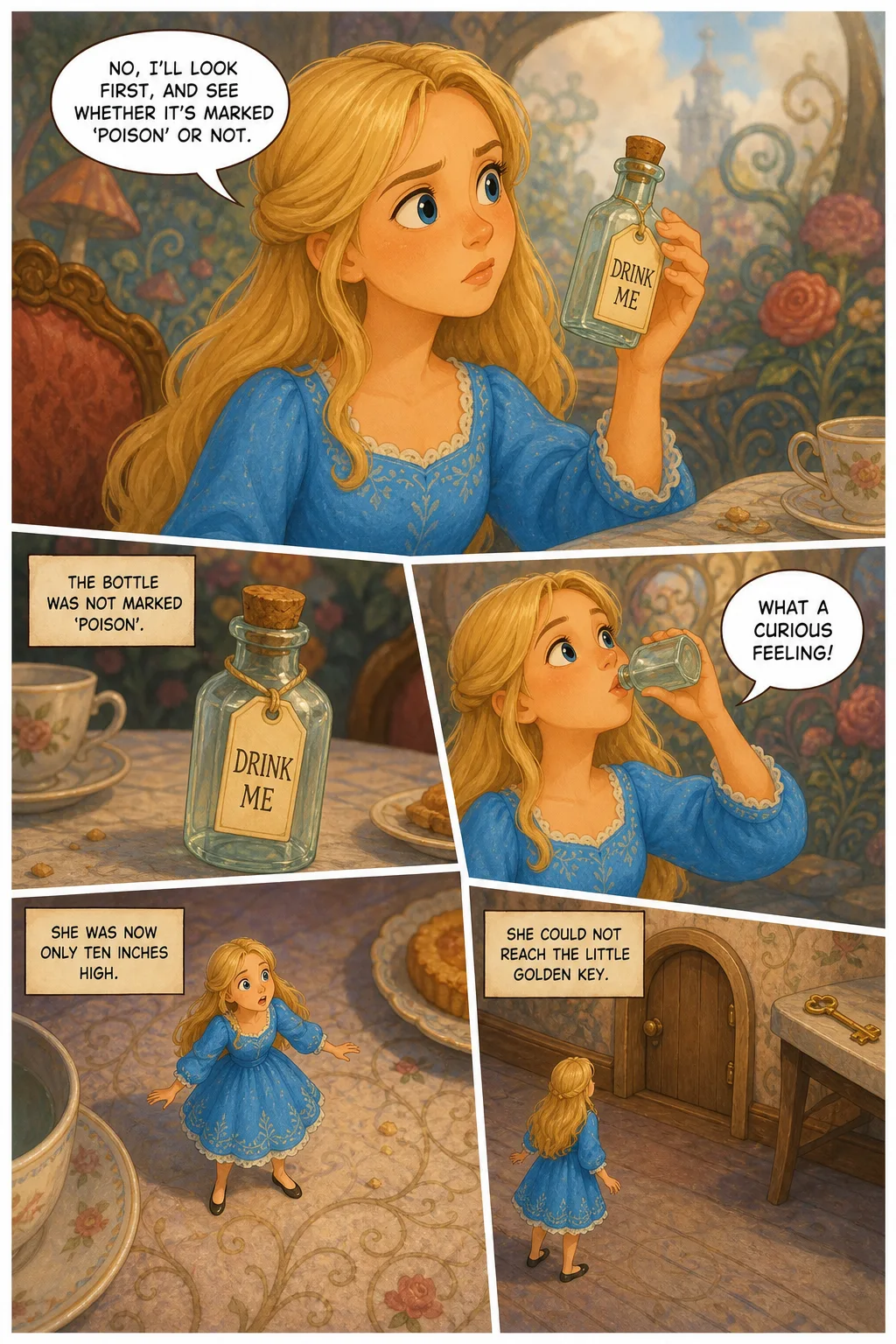Alice's Adventures in Wonderland, illustrated page 7: [object Object]