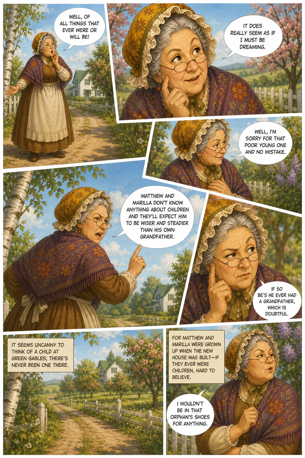 Anne of Green Gables, illustrated page 14: [object Object]