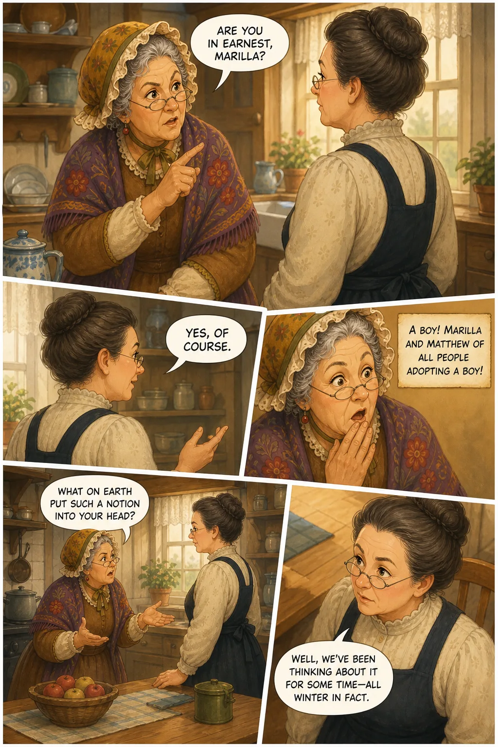 Anne of Green Gables, illustrated page 9: [object Object]