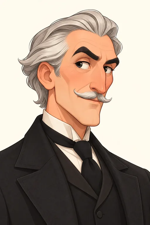 Count Dracula: character portrait from Dracula (Bram Stoker)