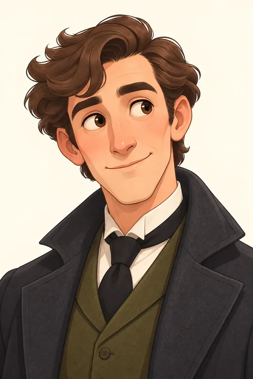 Jonathan Harker: character portrait from Dracula (Bram Stoker)