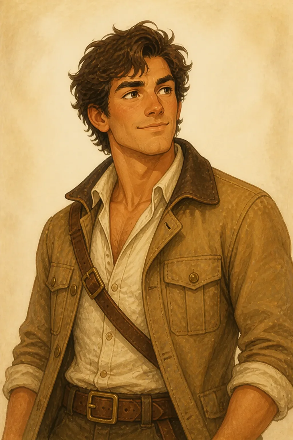 Quincey Morris: character portrait from Dracula (Bram Stoker)