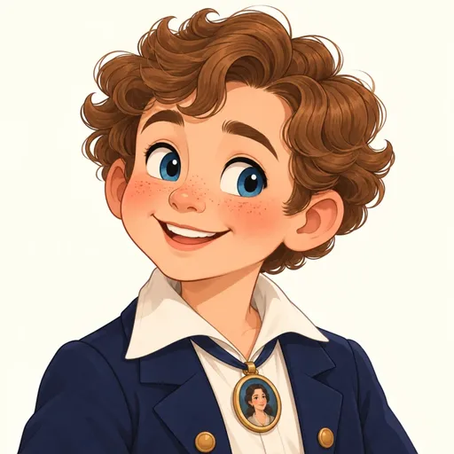 William: character portrait from Frankenstein (Mary Shelley)