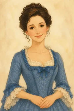Portrait of Caroline Frankenstein from Frankenstein