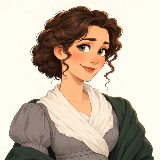 Caroline Frankenstein: character portrait from Frankenstein (Mary Shelley)