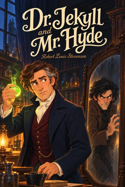 Cover of Dr. Jekyll and Mr. Hyde, comic edition