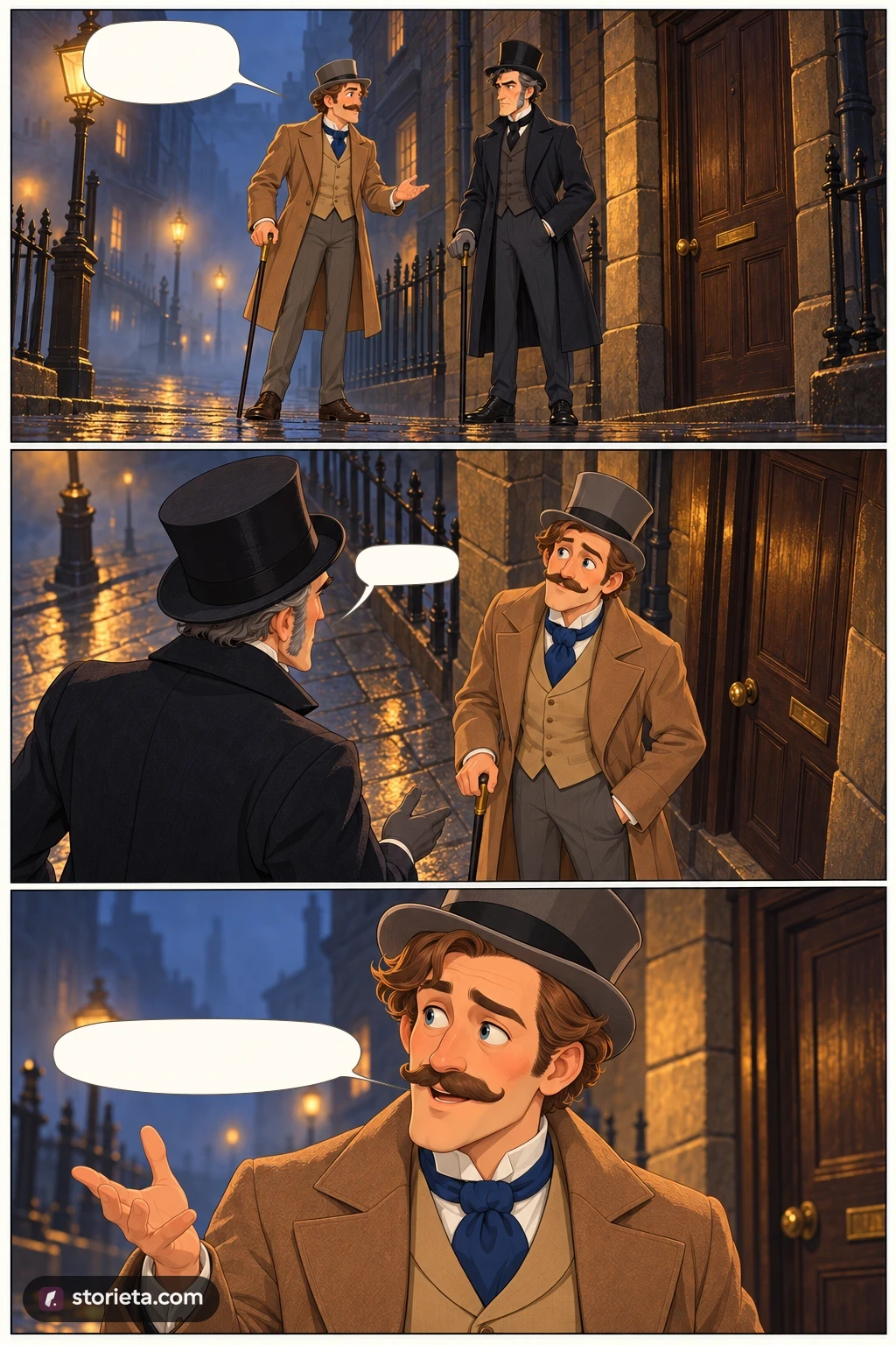 Dr. Jekyll and Mr. Hyde, illustrated page 2: Did you ever remark that door?