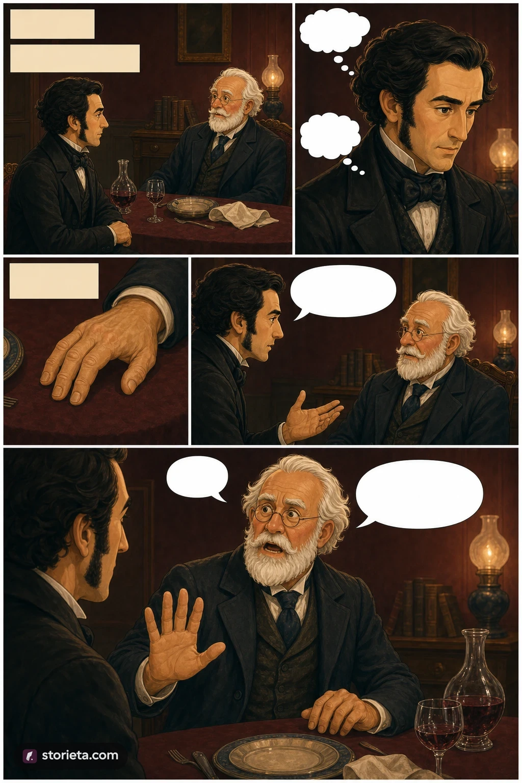 Dr. Jekyll and Mr. Hyde, illustrated page 12: This little spirit of temper…