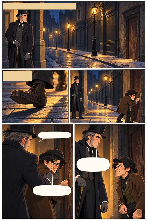 Dr. Jekyll and Mr. Hyde, illustrated page 15: And at last his patience was rewarded.
