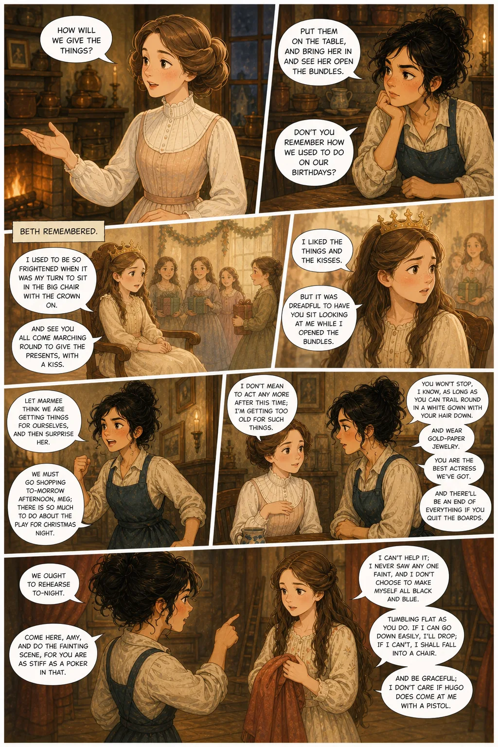 Little Women, illustrated page 14: [object Object]